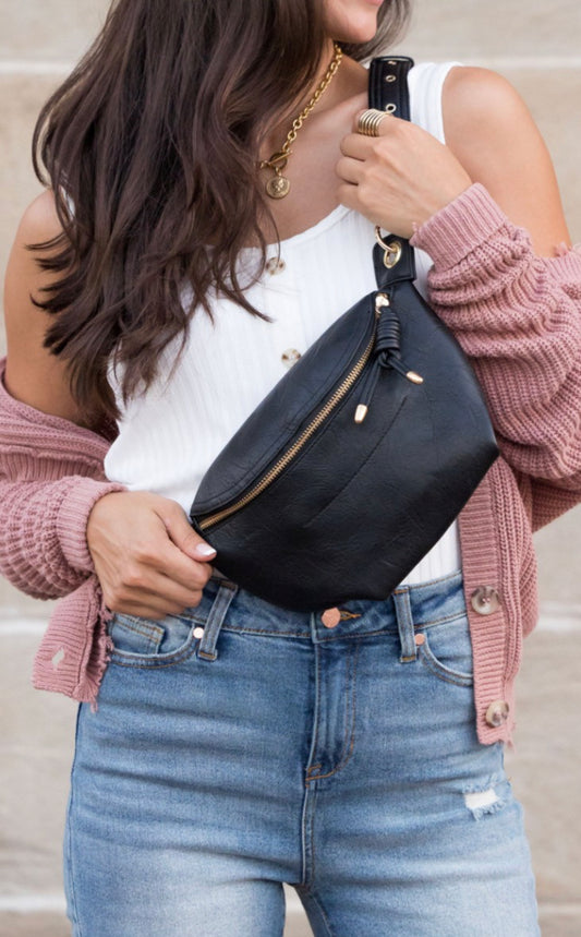 Faux Leather Crossbody